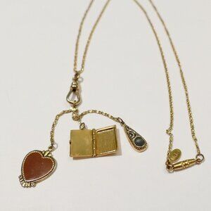 Vintage Iberia Charm/Locket Necklace